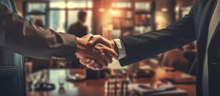businessmen handshake